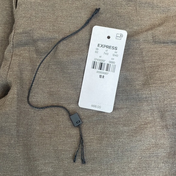 NWOT Express Olive Green high-waist pants - Picture 12 of 12